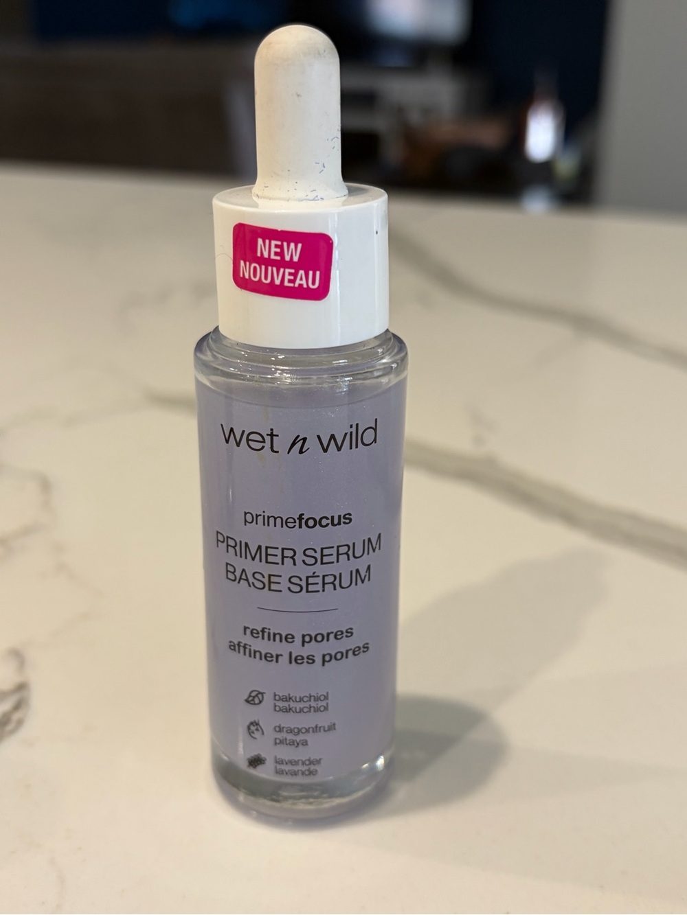 wet n wild PrimeFocus Lavender-Tinted Primer Serum